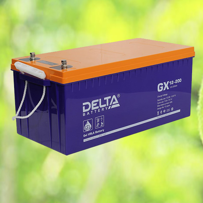 Аккумулятор Delta GX 12-200 | Выгодная цена | Доставка, монтаж